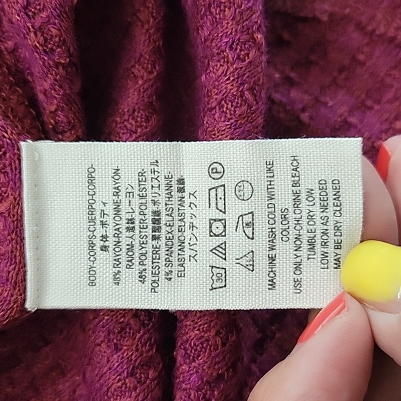 Free People Mountaineer Thermal Top lace-Up Tie Cuff Long Sleeve - Picture 8 of 12